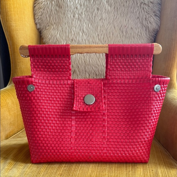 Handbags - Cool Woven Plastic Tote